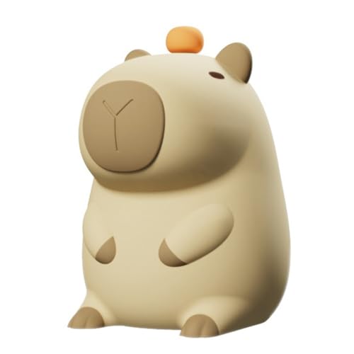 JNJOOD Capybara Nachtlampe, Capybara Tap Tap LED Nachtlicht Capybara von JNJOOD