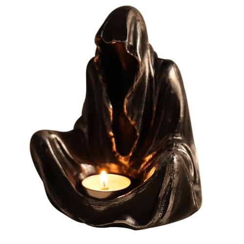JNJOOD Geist Kerzenhalter Horror Gothic Halloween Kerzenhalter Horror Geist Gothic Kerzenhalter Schwarz JNJOOD Geist Kerzenhalter Horror Gothic Halloween Kerzenhalter Horror Geist Gothic Kerzenhalter Schwarz von JNJOOD
