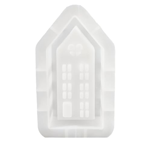 JNJOOD Haus-Kerzenhalter-Silikonform, DIY, Handgefertigt, Fensterhäuser, Gips, Beton, Kunstharz, Kerzenständer, Bastelgussformen M JNJOOD Haus-Kerzenhalter-Silikonform, DIY, Handgefertigt, Fensterhäuser, Gips, Beton, Kunstharz, Kerzenständer, Bastelgussformen M von JNJOOD