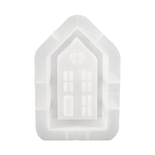 JNJOOD Haus-Kerzenhalter-Silikonform, DIY, Handgefertigt, Fensterhäuser, Gips, Beton, Kunstharz, Kerzenständer, Bastelgussformen S JNJOOD Haus-Kerzenhalter-Silikonform, DIY, Handgefertigt, Fensterhäuser, Gips, Beton, Kunstharz, Kerzenständer, Bastelgussformen S von JNJOOD