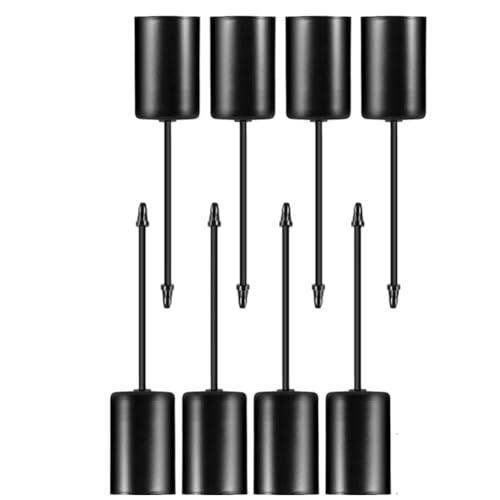 JNJOOD Kerzenhalter, Advent, Kerzenstäbchen, Advent, Kerzenhalter, konische Kerzen mit Spieß, langlebig und einfach zu installieren, 8 Stück schwarz JNJOOD Kerzenhalter, Advent, Kerzenstäbchen, Advent, Kerzenhalter, konische Kerzen mit Spieß, langlebig und einfach zu installieren, 8 Stück schwarz von JNJOOD