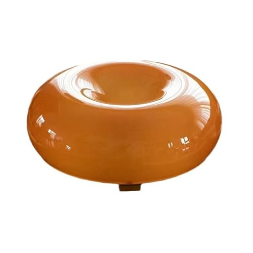 JNJOOD LED-Tischlampe in Donut-Form mit USB-Aufladung für das Schlafzimmer, dekorative Tischlampe zur Schaffung einer Atmosphäre, Farbe Orange. von JNJOOD