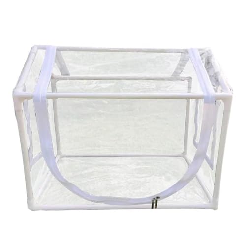 JNJOOD Mini tragbar mit transparenter PVC-Abdeckung, aufrollbare Vordertür und einfache Montage für den Innen- und Außenbereich von JNJOOD