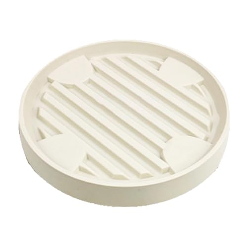 JNJOOD Mobiles rundes Tablett für Blumentöpfe mit Rad Halterung für Blumenarrangements für den Innen- und Außenbereich Alltagsgegenstände F von JNJOOD