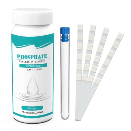 JNJOOD Multi-Parametrischer Test 'Wasser für Pools mit schnellen Ergebnissen, Teststreifen für Aquarien, Teststreifen für Phosphate für Aquarien. von JNJOOD
