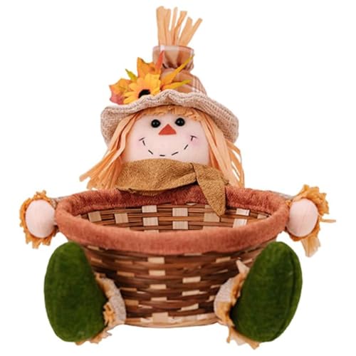 JNJOOD Puppe Erntezeit Süßigkeitenkorb Obstkorb Puppe Dekoration Herbstdekoration Puppe A von JNJOOD