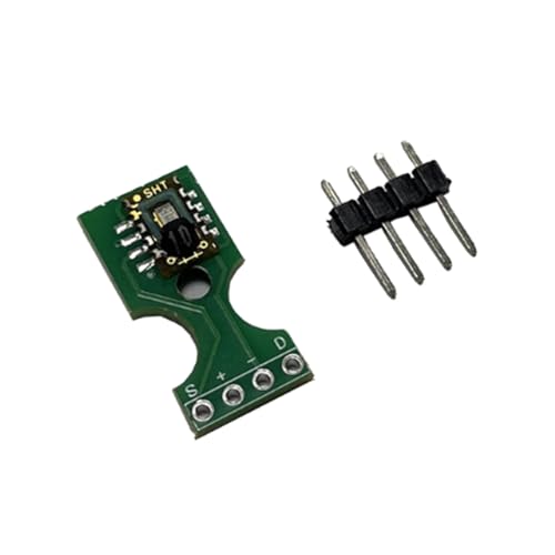 JNJOOD SHT10 Digitale Feuchtigkeits- und Temperatursensor-Entwicklungsmodul Karte für Datenerfassungssonde Kommunikation I2C A von JNJOOD