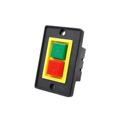 JNJOOD Steuertaste QCS1 Dreiphasenschleifmaschine Presse Schnalle Bank Bohrer Maschine Kleines Werkzeug Platte Stoppschalter Start von JNJOOD