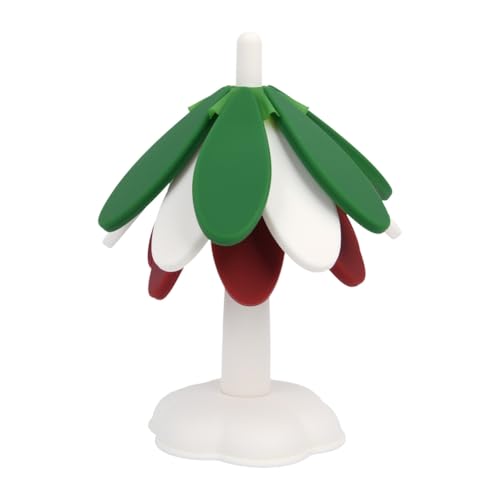 JNJOOD Strapazierfähiges Tischset für Weihnachtsbaum, Tee-Untersetzer, Verbrühungsschutzmatte, faltbare Thermo-Isoliermatte B von JNJOOD