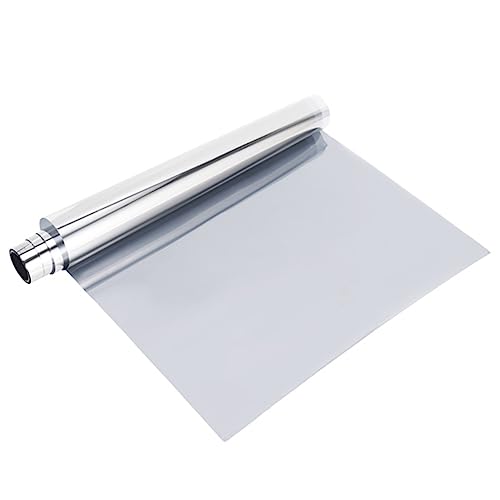 JNJOOD Sun Blocking Glass Sticker Heat One Way Mirror Window Film Control, reflektierende Folie, selbstklebende Folie für Glas, 40 x 400 cm von JNJOOD