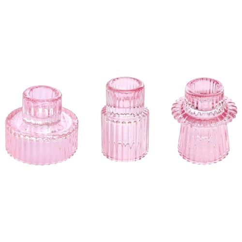 JNJOOD Taper-Glas-Kerzenhalter-Set-Kit-Kerzenhalter-Set-Kit für Tischmitte, Hochzeitsdekoration und Party C JNJOOD Taper-Glas-Kerzenhalter-Set-Kit-Kerzenhalter-Set-Kit für Tischmitte, Hochzeitsdekoration und Party C von JNJOOD