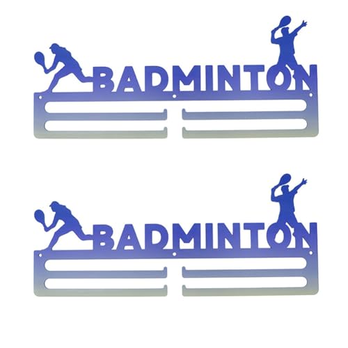 JNJOOD Tennis-Sport-Medaillenhalter, aus Metall, Aufsteller für Medaillen, Haken zur Aufbewahrung von Medaillen, an der Wand montiert von JNJOOD
