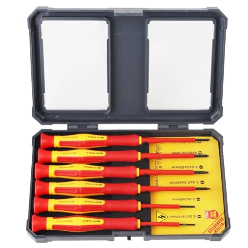 JNJOOD Tragbar mit Magnetic 1000V Auto Reparatur Werkzeug Isolierte Schraubendreher Set 6 Teile/Set JNJOOD Tragbar mit Magnetic 1000V Auto Reparatur Werkzeug Isolierte Schraubendreher Set 6 Teile/Set von JNJOOD