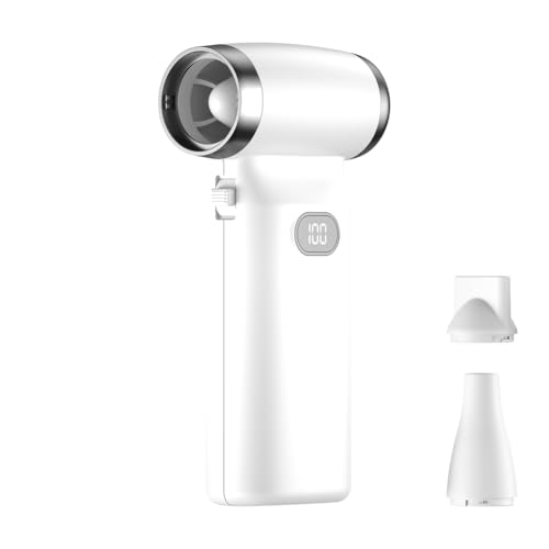 JNJOOD Turbo Handventilator Tischventilator 110000 RPM Büroventilator Mini wiederaufladbarer Lüfter 6000 mAh 100 C-Geschwindigkeit von JNJOOD