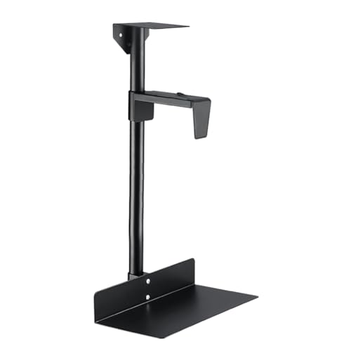 JNJOOD Universal PC-Halterung für den Schreibtisch, seitliche Wandmontage, CPU-Halterung, verstellbarer Mainframe-Computer-Halter, Hostständer, B von JNJOOD