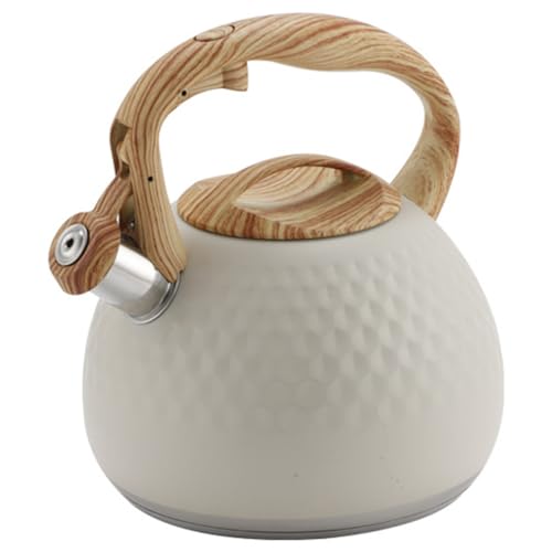 JNJOOD Wasserkocher Pfeife 3L Wasserkocher Deckel mit Griff Induktionsherd Gaskocher Wasserkocher A von JNJOOD