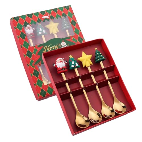 JNJOOD Weihnachtsset Geschenkgeschirr & Set Dessertlöffel Obstgabel Kaffeelöffel Geschirrset D JNJOOD Weihnachtsset Geschenkgeschirr & Set Dessertlöffel Obstgabel Kaffeelöffel Geschirrset D von JNJOOD