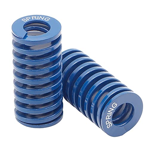 JNMING 4 Stück, Laden Die Formfeder, 22mm Außendurchmesser, 25-175 mm lang, Druckfeder, Blaue Form Die Federn(30mm) von JNMING