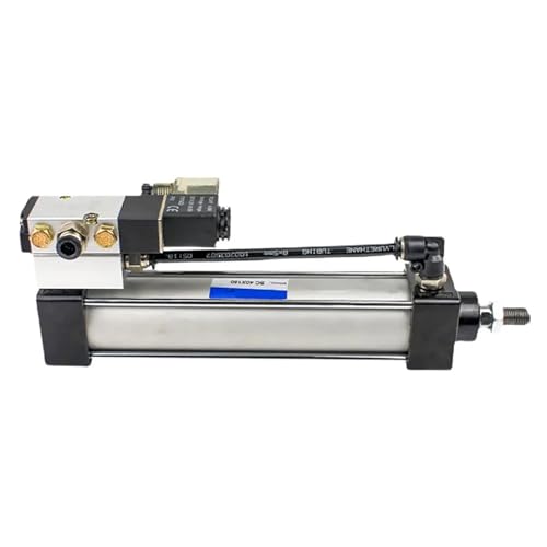 JNMING AC220V SCF32 ​​Pneumatische SC Standard Magnetventil Integrierter Zylinder Luft Zylinder Set Hub 500mm 600mm 250mm 200mm Mit armaturen Ventil Basis(SCF32x25) von JNMING