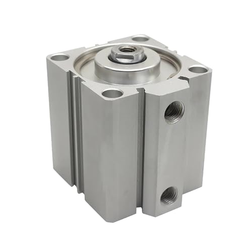 JNMING Bohrung 100mm SDA100 Luftpneumatikzylinder Doppeltwirkend Kompaktzylinder Hub 5-100mm(SDA100X95) von JNMING