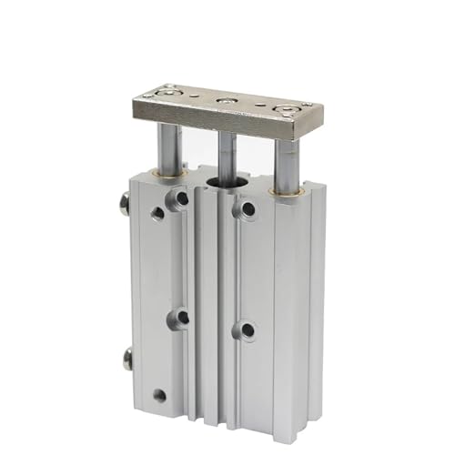 JNMING Bohrung 16mm Hub 10mm 20mm 25mm MGPA16 Kompakte Guide Zylinder Air Pneumatische Zylinder Mit Guide Rod(125mm stroke) von JNMING