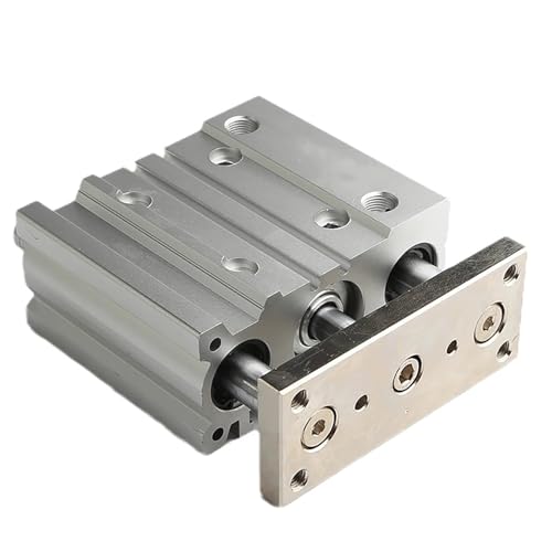 JNMING Bohrung 20mm MGPL20 Luftpneumatischer Kompaktführungszylinder Hub 10-400MM(10mm Stroke) von JNMING