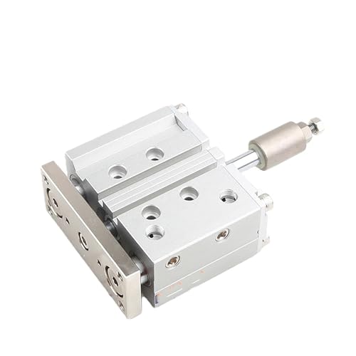 JNMING Bohrung 25 mm TCMJ25 Hub 60 mm 50 mm 100 mm Doppelführungsstange Dreiachsiger Zylinder mit einstellbarem Hub(125-25S) von JNMING