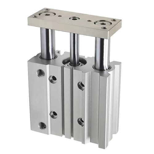 JNMING Bohrung 32 mm MGQM32 Hub 25 mm 75 mm 100 mm Kompaktführung Luftgeführter Pneumatikzylinder(Stroke 25mm) von JNMING