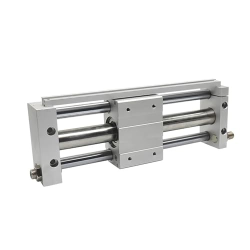 JNMING Hub 100-1000 mm Bohrung 40 mm CY1L40 Magnetisch gekoppelter kolbenstangenloser Zylinder Dreistangen-Führungsschiene Langhub(300mm) von JNMING