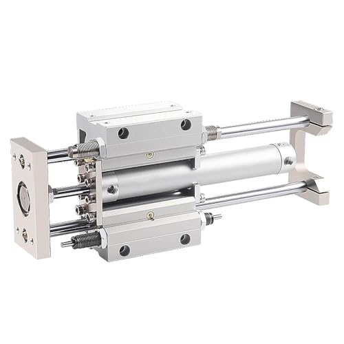 JNMING MGGMB20 Dreiachsiger einstellbarer Hub mit doppelter Führungssäulenführung Pneumatischer Zylinderhub 200 mm 800 mm 1000 mm(Stroke 75mm) von JNMING