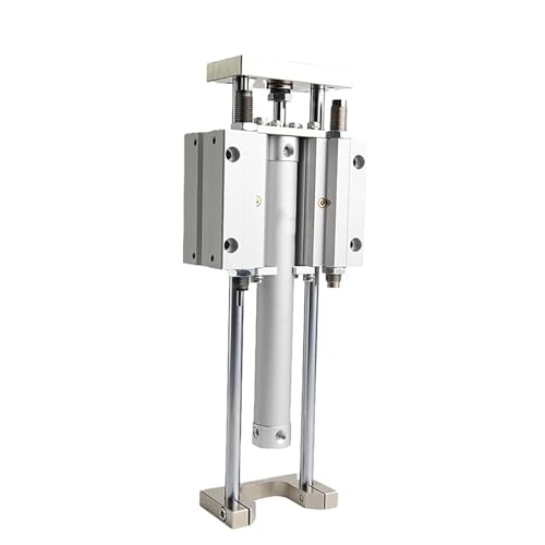 JNMING MGGMB50 Bohrung 50mm Pneumatikzylinder Dreiachsiger Dreistab mit Führungsstangenhub Einstellbarer Zylinder(Stroke 100mm) von JNMING