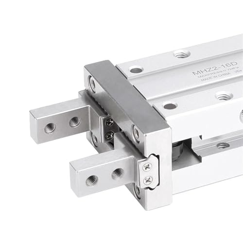 JNMING MHZ2 MHZ2-6S MHZ2-10C SMC Typ Doppelt Einfachwirkender Pneumatikzylinder Parallelluftgreifer 10D 16D 20D 25D 32D 40D(MHZ2-25S) von JNMING