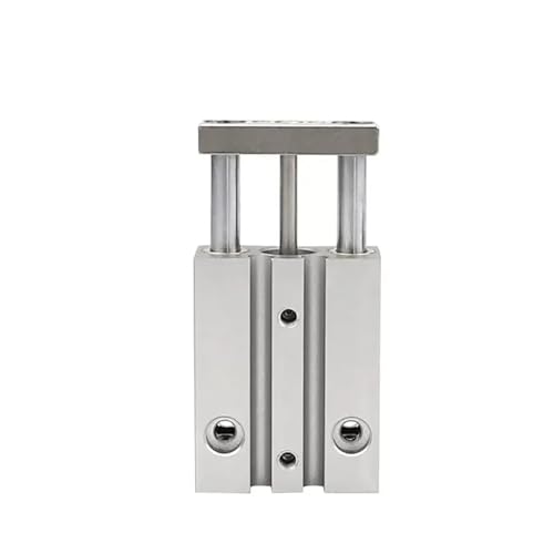JNMING TCM6 TCM10 Mikrogeführter Zylinder TCM-Serie 6/10 mm Bohrung Drei Achsen Drei Stangen 5 Hub 15 mm 20 mm Mit Magnet Mini-Pneumatikzylinder(TCM6x5-S) von JNMING
