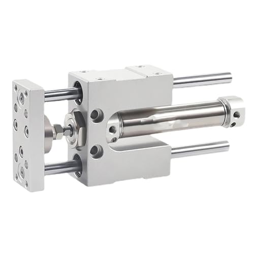 JNMING TMICL20 Pneumatikzylinder Dreiachsen-Dreistangen-Führungshalterung TMICL mit Luftpuffer Zylinderhub 50 mm 100 mm 200 mm(Stroke 50mm) von JNMING