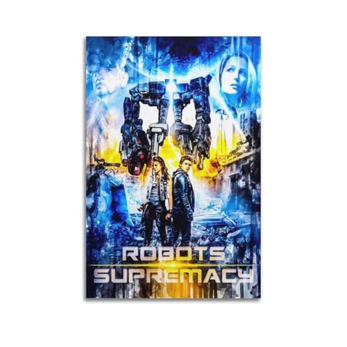 JNNJMN Poster, Motiv: Roboter, Overlord, dekoratives Gemälde, Leinwand, Wandposter und Kunstdruck, modernes Familienschlafzimmer, Dekoration, Poster, 50 x 75 cm JNNJMN Poster, Motiv: Roboter, Overlord, dekoratives Gemälde, Leinwand, Wandposter und Kunstdruck, modernes Familienschlafzimmer, Dekoration, Poster, 50 x 75 cm von JNNJMN