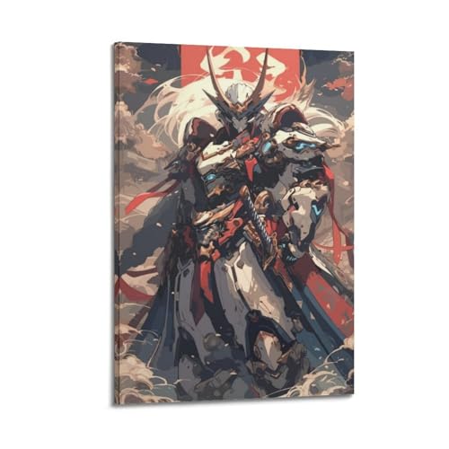 JNNJMN Poster mit Roboter-Samurai-Motiv, dekoratives Gemälde, Leinwand, Wandposter und Kunstdruck, modernes Familienschlafzimmer-Dekor-Poster, 40 x 60 cm JNNJMN Poster mit Roboter-Samurai-Motiv, dekoratives Gemälde, Leinwand, Wandposter und Kunstdruck, modernes Familienschlafzimmer-Dekor-Poster, 40 x 60 cm von JNNJMN