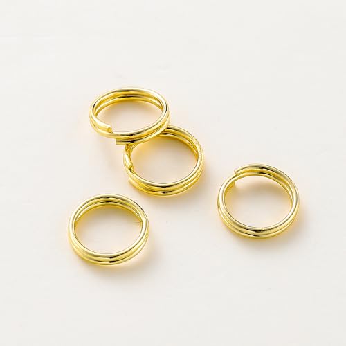 50 Stück 14 K 18 Kd plattiertes Messing, Doppelschlaufen, Schlüsselringe, geteilte Verbindung, 4–8 mm, für DIY-Schmuckherstellung, 18 K D/4 mm 50 Stück 14 K 18 Kd plattiertes Messing, Doppelschlaufen, Schlüsselringe, geteilte Verbindung, 4–8 mm, für DIY-Schmuckherstellung, 18 K D/4 mm von JNTFNE