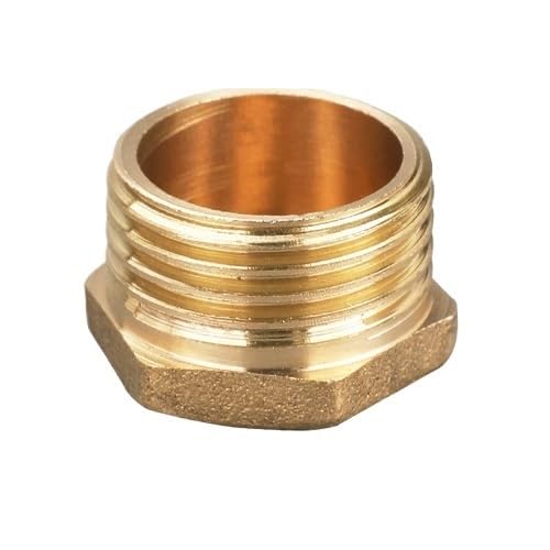 Kupfer 1/8 Zoll, 1/4 Zoll, 3/8 Zoll, 1/2 Zoll, 3/4 Zoll, Außengewinde, Messingrohr, Sechskantkopf, Endkappe, Steckverbindungsadapter, Steckverbinderadapter, Außenstecker, 3/8 Zoll Kupfer 1/8 Zoll, 1/4 Zoll, 3/8 Zoll, 1/2 Zoll, 3/4 Zoll, Außengewinde, Messingrohr, Sechskantkopf, Endkappe, Steckverbindungsadapter, Steckverbinderadapter, Außenstecker, 3/8 Zoll von JNTFNE