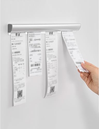 Restaurant-Tab-Auftragsgreifer, bohrfrei, selbstklebend, für Restaurants, Rechnungen, Bestellungen, Aluminium-Legierung, 500 mm Restaurant-Tab-Auftragsgreifer, bohrfrei, selbstklebend, für Restaurants, Rechnungen, Bestellungen, Aluminium-Legierung, 500 mm von JNTFNE