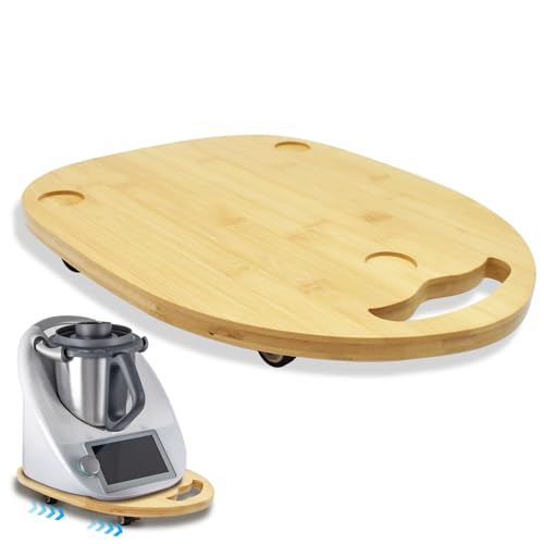 JNUYISW Gleitbrett für Thermomix TM6 TM5, müheloses Verschieben Vier Räder Rollbrett Komfortable Griffe Rollbrett für Thermomix Leicht Gleitendes Vorwerk Küchenmaschine TM6 TM5 Zubehör JNUYISW Gleitbrett für Thermomix TM6 TM5, müheloses Verschieben Vier Räder Rollbrett Komfortable Griffe Rollbrett für Thermomix Leicht Gleitendes Vorwerk Küchenmaschine TM6 TM5 Zubehör von JNUYISW