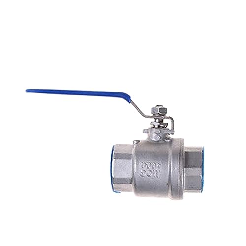 1 Paar 1-Zoll-Innengewinde Vollanschlüsse Edelstahl 304 SS201 Zweiteiliger Kugelhahn DN15 DN20 DN25(Stainless Steel 304,0.75 Inch) von JNVFTCUX