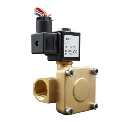 1 STÜCKE magnetventil 220 V wasserventil normalerweise geschlossen/schließer hohe temperatur luftkompressor ventil G1/2 "3/4" 1"(AC220V-VITON,DN40 Normal open) von JNVFTCUX