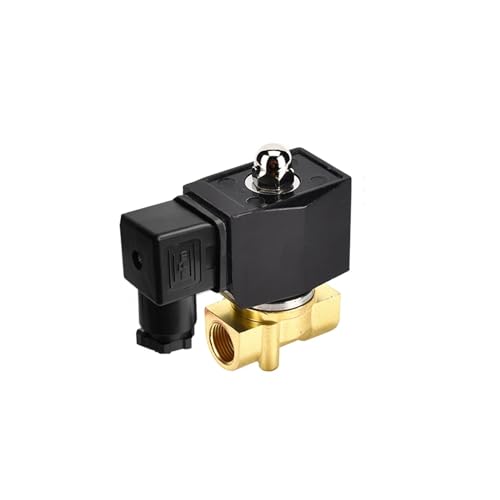 3/8" NPT-Gewinde Messing-Magnetventil IP65 normalerweise geschlossenes Messing-Magnetventil 24V 12V 220V 110V(NPT-12VDC-VITON-SEAL) von JNVFTCUX