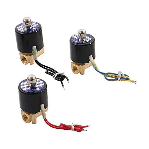 DC12V DC24V AC220V 1/4'' Innengewinde Messing Magnetventil Wasser Lufteinlass Steuerung Magnetschalter Pneumatische Komponenten(DC 12V) von JNVFTCUX