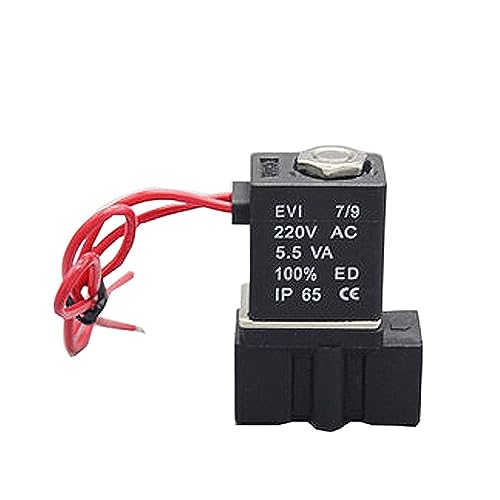 G/NPT Kunststoff Elektrisches Magnetventil 2P025-06/08 DN6 DN8 N/C Pneumatisches Ventil for Wasser Öl Luft 12V/24V/220V/110V(1PC-DC24V-2P025-08) von JNVFTCUX