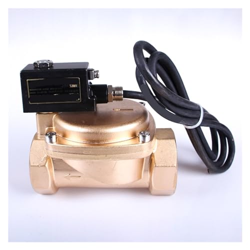 JNVFTCUX 1PCS 2" 16kg explosionsgeschütztes Magnetventil Messing IP65 normalerweise geschlossen AC220V DC24V(AC220V) von JNVFTCUX