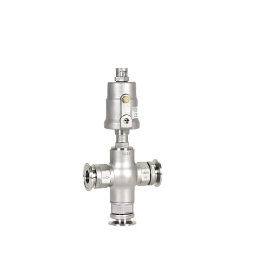 JNVFTCUX 1PCS JDF1200S015 Edelstahl SS304 Stellantrieb Zwei-Positionen-Dreiwege-Luftgesteuertes Schrägsitzventil for Verpackungsmaschinen(SS304 032 G1-1-4) von JNVFTCUX