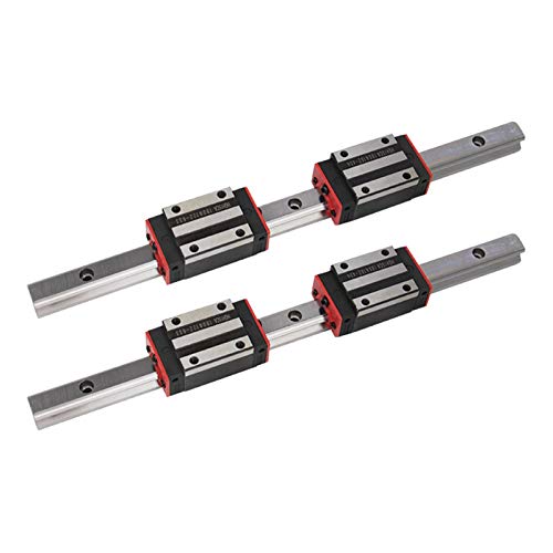 JNVFTCUX Professionelle 450/500/550/600mm HG15 HGW15CC W15C 15mm Führung HGR15 Linearführungsschiene mit Lm Block for CNC(Hgw15cc,600mm) von JNVFTCUX