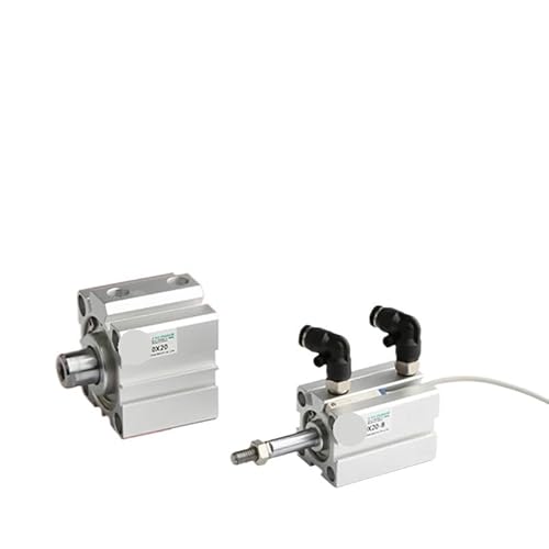 JNVFTCUX Quadratischer Luftpneumatikzylinder SDA Doppeltwirkend Kompaktzylinder SDA50 Bohrung 50 mm Hub 5–50 mm Innen-/Außengewinde(Sda50-20) von JNVFTCUX