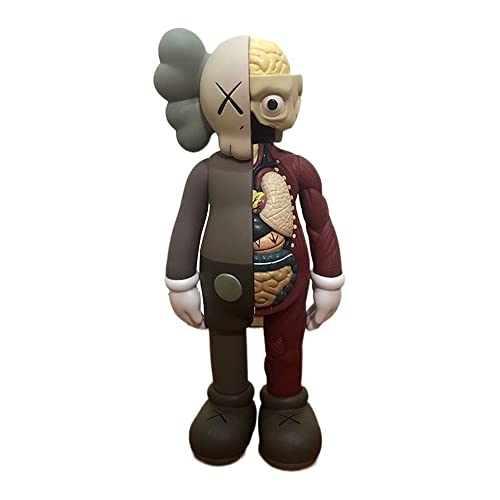 JNVHFGT 20 cm große halbanatomische XX-Augen-Puppe, EIN Sammlerstück for Spielzeugliebhaber, Zierpuppe for den häuslichen Gebrauch, Vitrine, Skulptur(Brown) von JNVHFGT